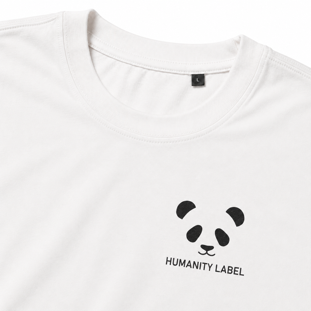 Panda | White Tee